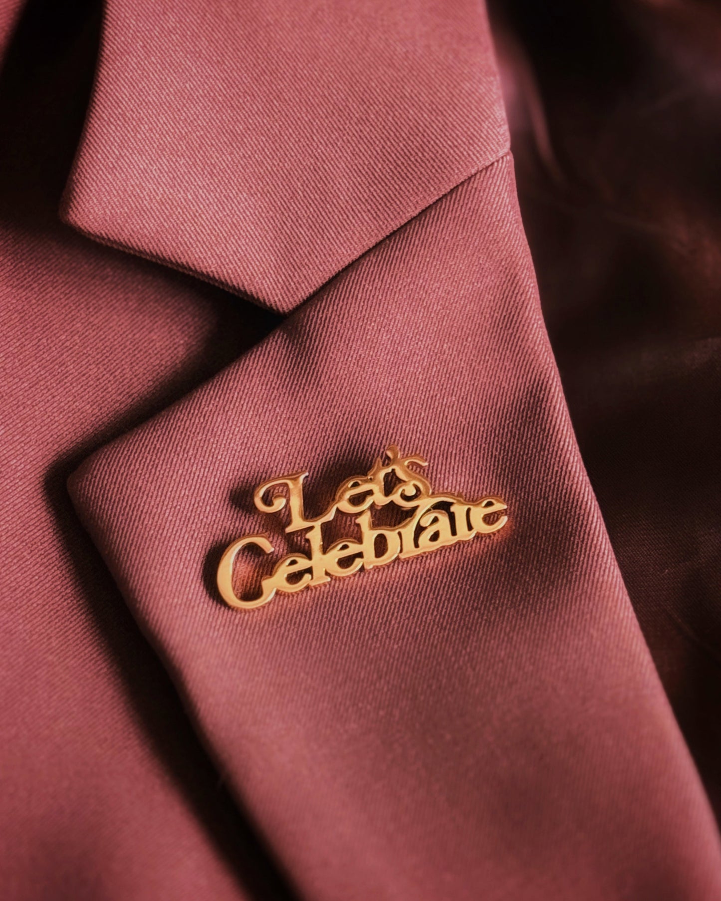 Let's Celebrate Logo Pin